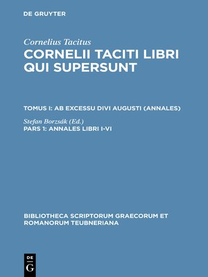 cover image of Annales libri I–VI